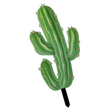 Artificial Cactus Stake For Outdoor Garden Decor Artificial Plants Ground Ornament
