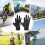 Sun Shield Paddle Mitt Scratchable Palm Leather Protectors With Palm Panels And Vented Mesh Hook Loop Strap Outdoor Use 3