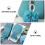 Body Bath Scrubbers Exfoliating Shower Towel Back Bathkit With Sponge 11