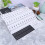Sticker Piano Durable Transparent Pour Clavier Et Orgue Noir 3
