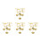 12 Pcs Valentine's Day Rotating Tea Light Candle Holder For Decor 7
