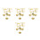 12 Pcs Valentine's Day Rotating Tea Light Candle Holder For Decor 6
