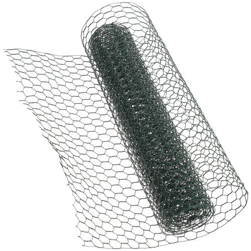 Grillage Hexagonal Galvanisé Recouvert Vert Pour Jardin 2