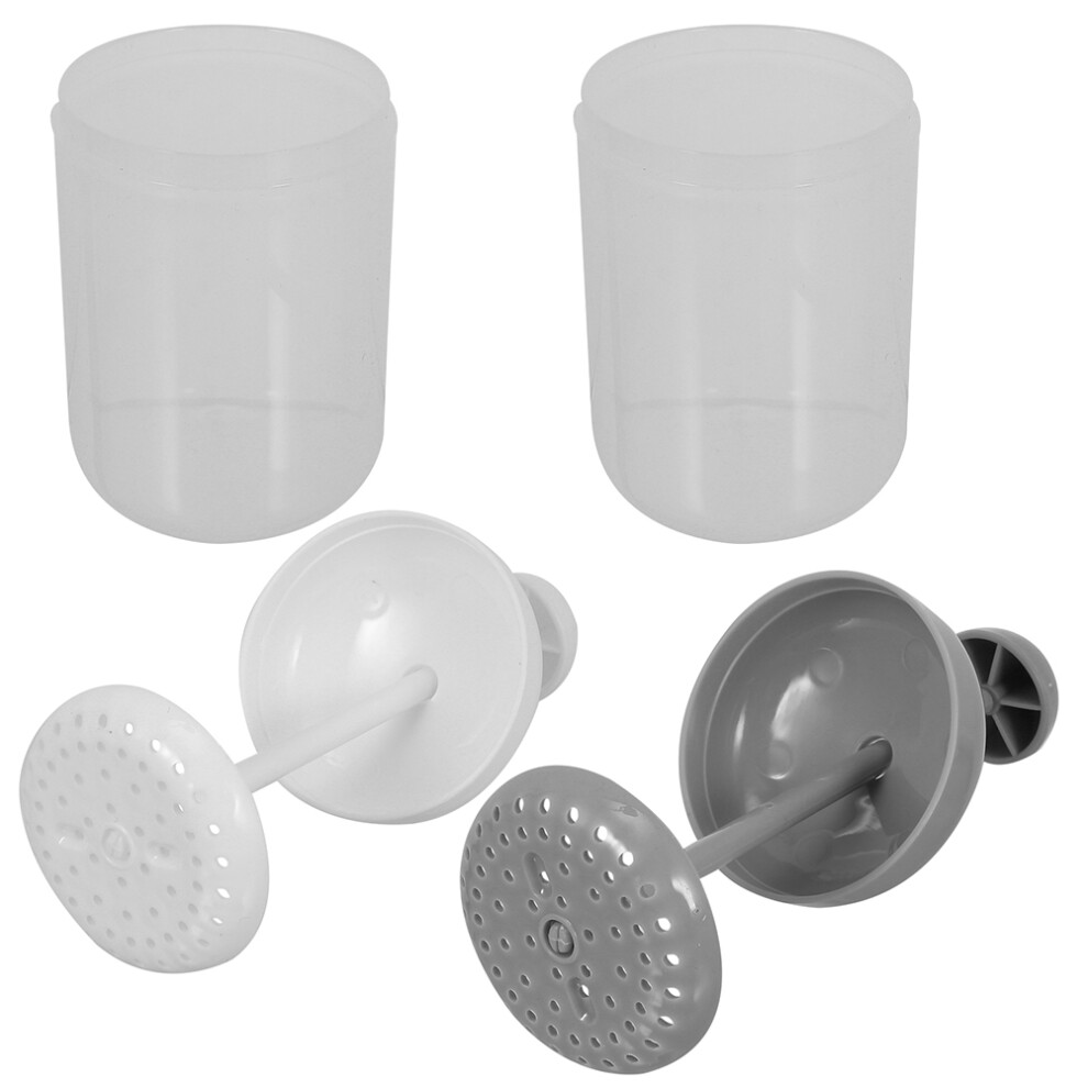 Aboofan 2Pcs Portable Facial Cleanser Foamer Plastic Bubble Maker For Women