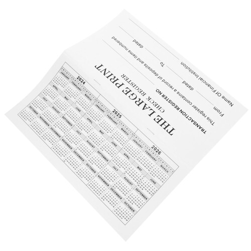 Mlins Persoonlijke Financiële Beheer Notebook Chequeboek Recorder Wit 2