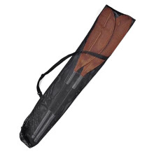 Canoe Split Paddle Carrying Bag Waterproof Padded Storage Bag Double Paddle Mesh Storage Bag For Paddle Boats Black