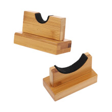 Wooden Baseball Bat Display Hanger Pair - Horizontal Rack, Desktop Bat Holder, Collectible Equipment, Space-Saving