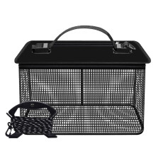 Fish Cage Portable Mesh Fishing Bucket For Live Baits Storage Net Cage Protector For Live Fish