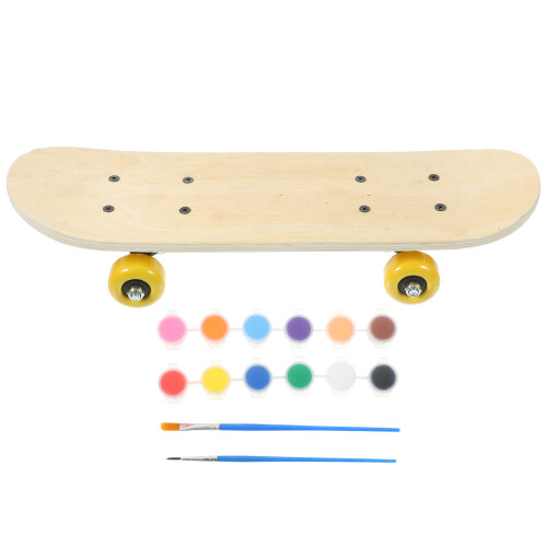 1 set diy skateboard deck graffiti, onafgewerkt met pigmenten 2