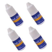 4 stuks 3 g acryl nailart lijm met tipjes en voor uv-gel