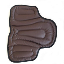 Horse Riding Shock Absorbing Seat Pad Cushion For Saddle, Equestrian Tack Numnahs, Brown