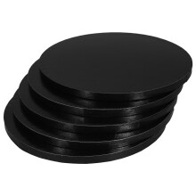 5 runde tortenböden 10 zoll aus , schwarz für kuchen, party