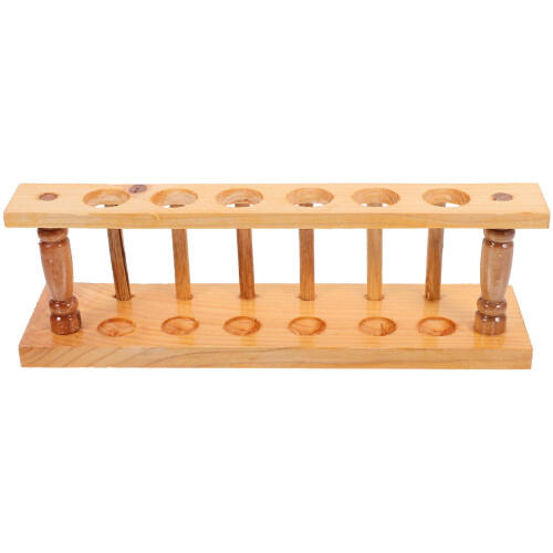 5 Pièces Porte-Tubes En Bois 6 Trous