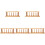 5 Pièces Porte-Tubes En Bois 6 Trous 4