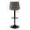 2 Nova Bar Stools Smoke Grey Faux Leather 7