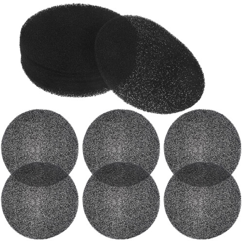 10Pcs Black Charcoal Compost Bin Filters Replacement Pads for Home Use 2