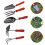 1Set Durable Garden Rake Hoe Set Ergonomic Handle for Home Use 4