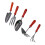 1Set Durable Garden Rake Hoe Set Ergonomic Handle for Home Use 7
