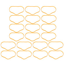 70St Duurzame Oranje Elastische Rubberringen Voor Kantoor En School