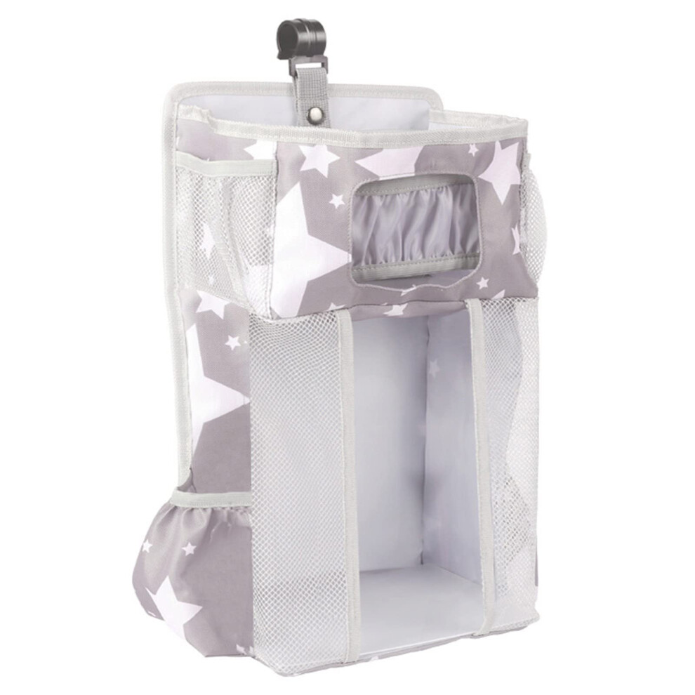 Crib Nappy Storage Bag With Dividers For Pram And Changing Table Toy Organiser Nursery Nappy Holder For Kids Boys Girls