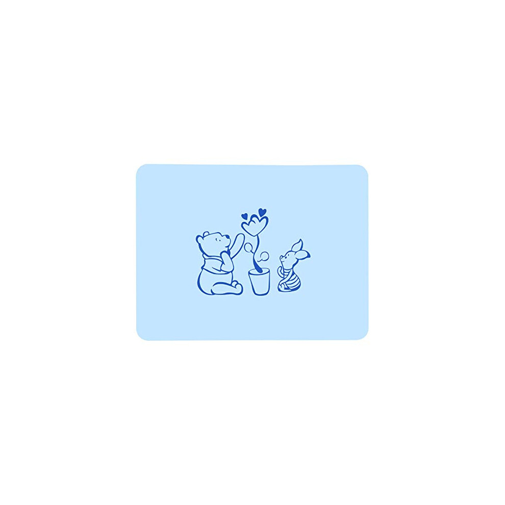 Placemats For Kids Silicone Placemat Waterproof Non Slip Heat Resistant Portable Easy To Clean Color Blue Bear B