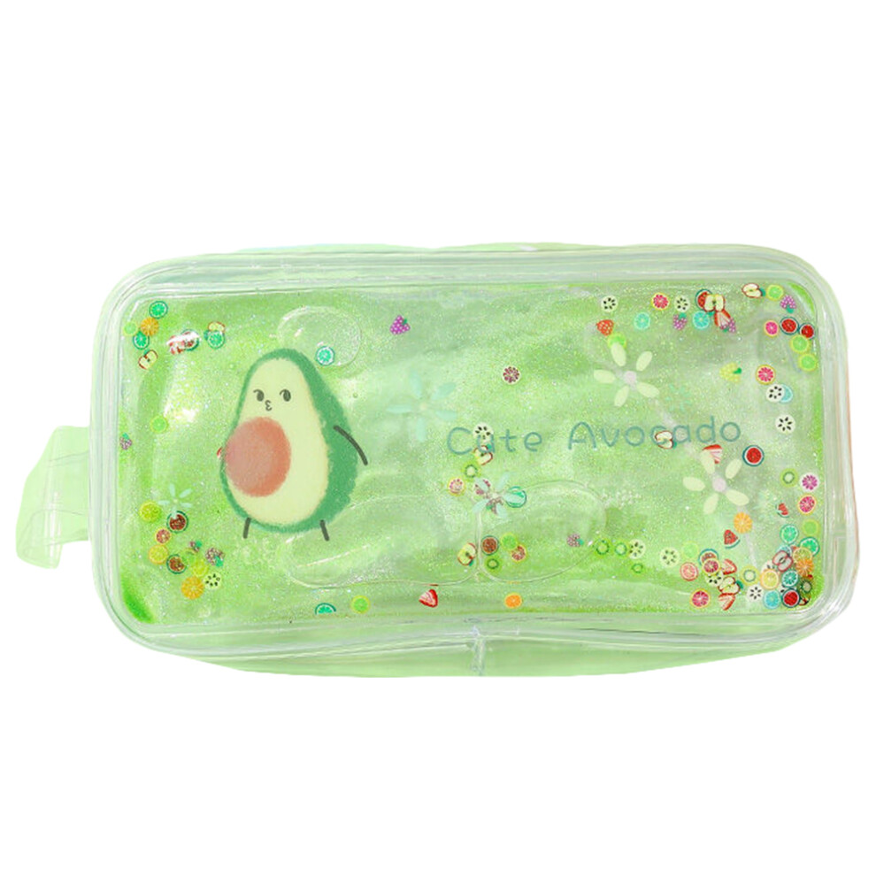 Aboofan Waterproof Transparent Makeup Bag With Cartoon Pattern For Travel