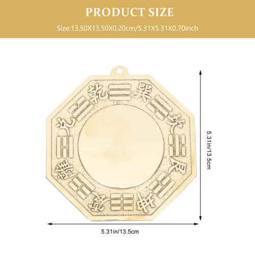 Copper Eight Diagrams Mirror Blessing Decoration For Home 1