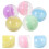 50Pcs Semi-Transparent Refillable Plastic Capsules For DIY Toys Candy 10