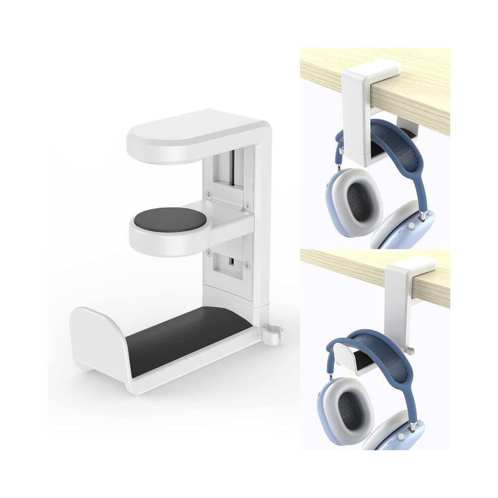Headphone Holder For Under Desk - Headphone Stand - Adjustable Headset Stand - Headset Hanger - Headset Stand - Headphone Hook 8901647807439