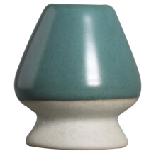 Ceramic Matcha Whisk Stand Blue Color for Japanese Tea Ceremony Traditional Chasen Holder Matcha Mixing Accessory