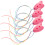 4Stk 6 Kinder Mini Ocarina Robuste Flöte Abs Rosa 6