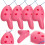 4Stk 6 Kinder Mini Ocarina Robuste Flöte Abs Rosa 10