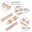 3 Lederen Decoratieve Ring Vrouwen Siliconen Legering 8