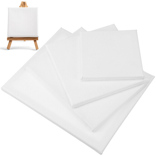 12 Stuks Mini Canvas Olieverf Schilderij Frame 1