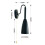 Pull Chain Leuchte Zugkettenschalter E26/E27 Wandlampe 10