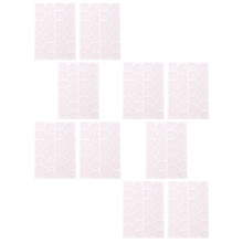 20 Fogli Adesivi Gel Bifacciali Trasparenti Rosa Per Unghie