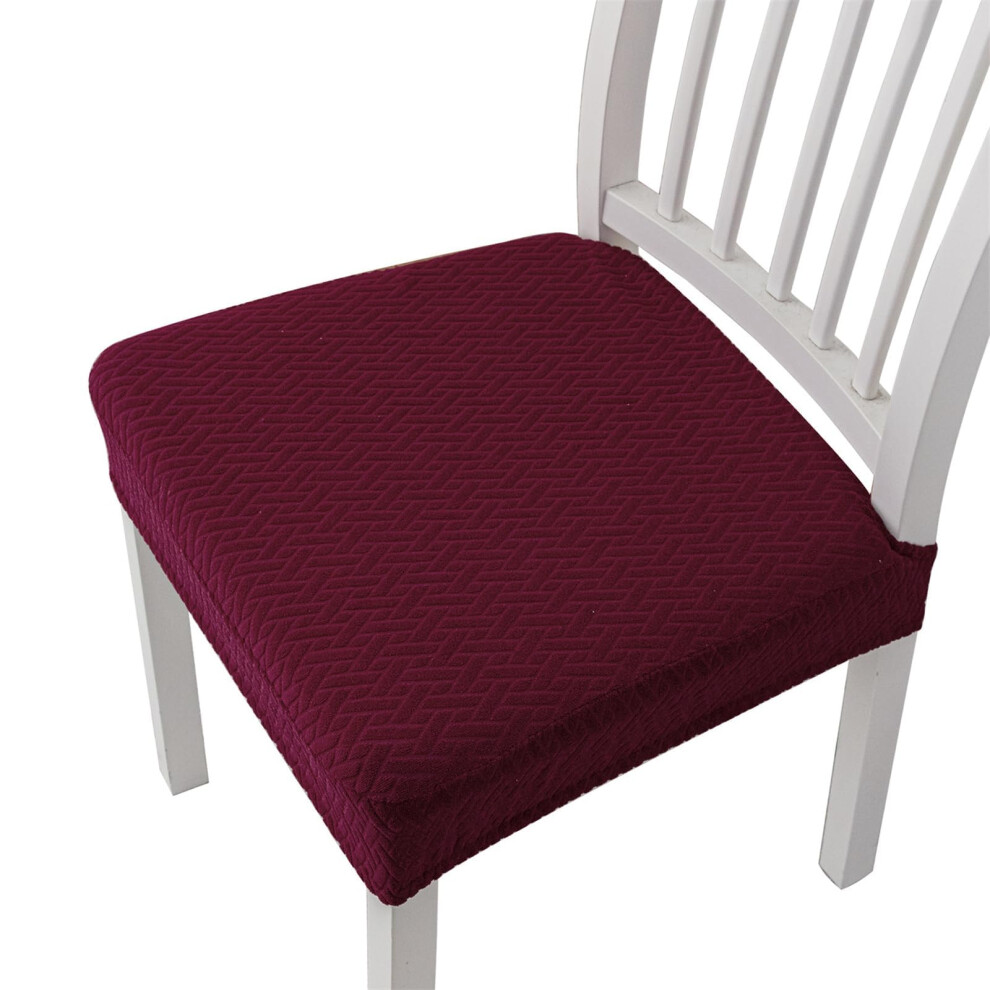 Chair Covers For Dining Room Chairs Removable Washable Waterproof Slipcovers Red 4 Pack-image-OPC-PMCRZDF-NEW