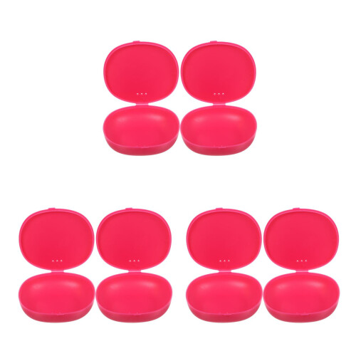 6 Pezzi Scatola Portatile In Silicone Per Coppetta Mestruale 1