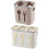 2Pcs Plastic Chopstick Holder Organizer Kitchen Utensil Storage Basket 4