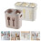 2Pcs Plastic Chopstick Holder Organizer Kitchen Utensil Storage Basket 8