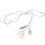 Fencing Foil Handdraad Masker Lijn Professionele Uitrusting 5