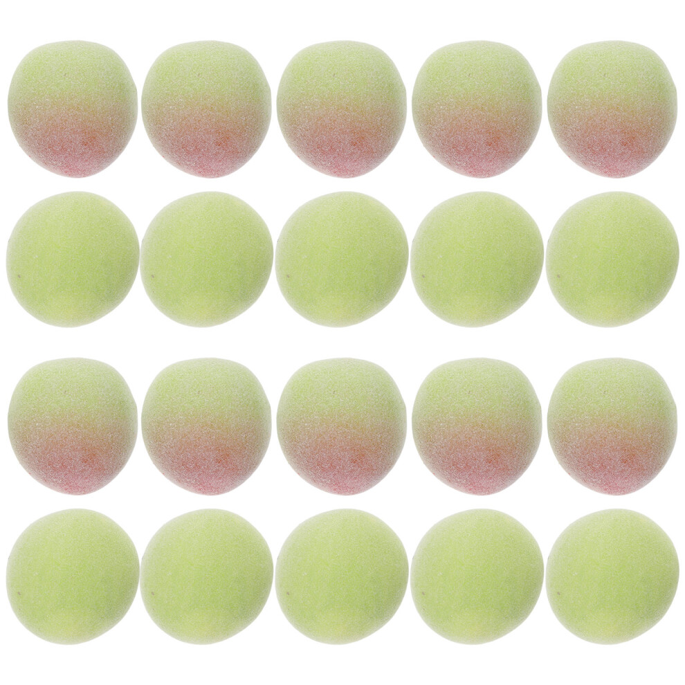 120 Sztuk Sztuczna Zielona ŚLiwka Spienionego MateriałU Do Dekoracji-image