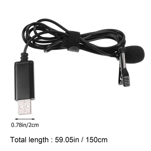 1St USB Clip-on Lavalier Microfoon Voor Opname En Gaming Kwaliteit 1