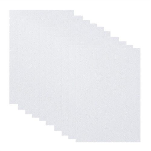 Couverture de reliure papier, format A4, aspect cuir, blanche