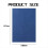 Couverture de reliure papier, format A4, aspect cuir, blanche 4