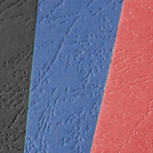 Couverture de reliure papier, format A4, aspect cuir, blanche 1