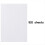 Couverture de reliure papier, format A4, aspect cuir, blanche 3
