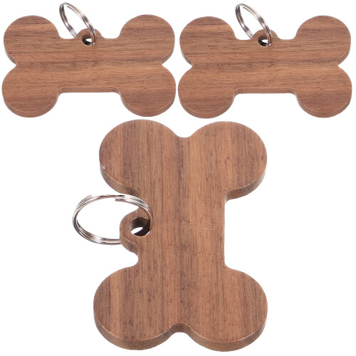 3 Id Plaatje Hond Kat Gepersonaliseerd Botvormig