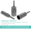 4 Stuks Multi-Maat Power Nut Driver Bit Staal Zeskant 10