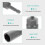 4 Stuks Multi-Maat Power Nut Driver Bit Staal Zeskant 11